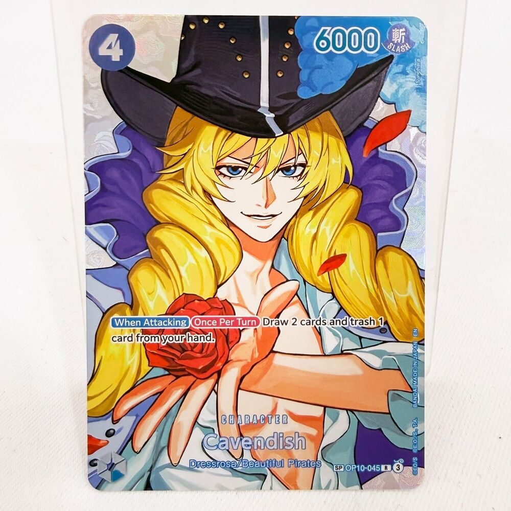 Cavendish OP10-045 SP Special Rare OP16 The Time of Battle One Piece English